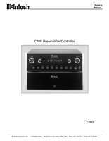 McIntosh C-200 - Owners manual